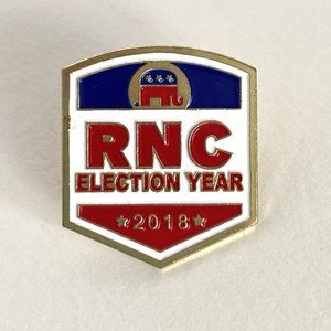 2018 RNC Republican GOP Elephant Lapel Lanyard Pin Souvenir Politics Collectible